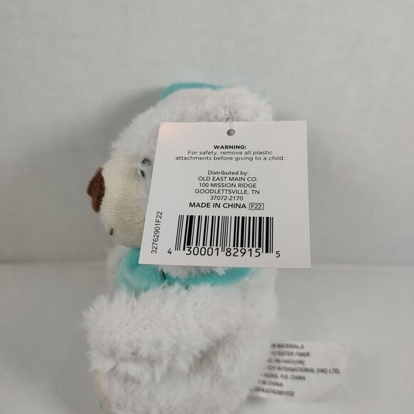 Lot of 3 Christmas Mini Plush Bears Multicolor Xmas Gift Santa Hat Bow Stocking - Picture 11 of 16